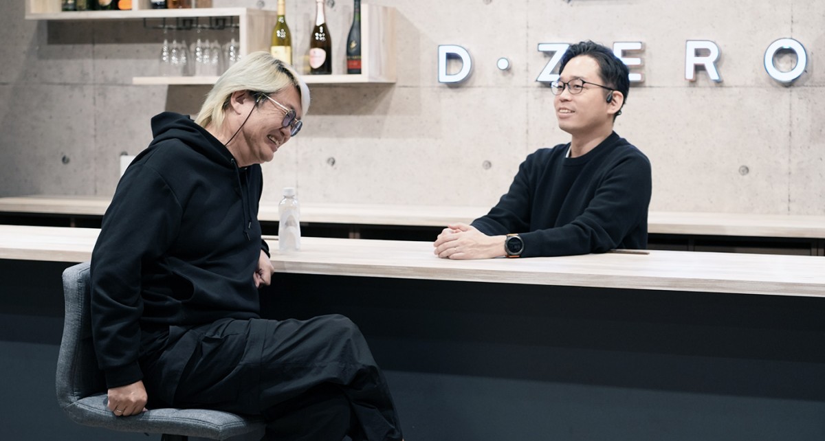 対談が終わってホッとした様子の二人